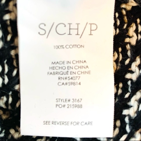 CABI Cowl Turtleneck Striped Fergie Split Sweater #3167 size S - Picture 12 of 13